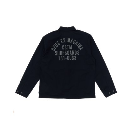Deus Ex Machina Tommy Poplin Surf Shirt - Black