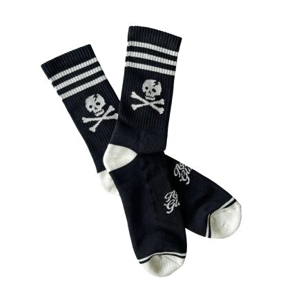 Age of Glory Marauder Socks - Black Off White