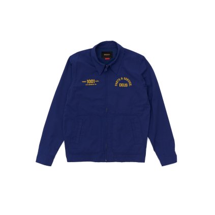Deus Ex Machina Teller Drizzler Jacket - Mechanic Blue