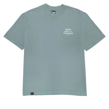 The Quiet Life Worry About It Tomorrow T-Shirt - Atlantic Green