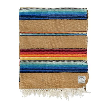 Iron and Resin Del Sol Blanket - Tan