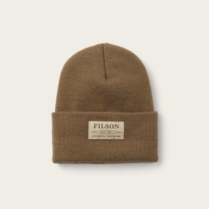 Filson Ballard Watch Cap - Dark Mushroom