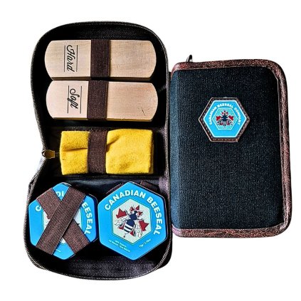 Canadian Beeseal | Shoe Shine Kit – Premium Leather Care Set with 2 75g/2.75oz Sizes