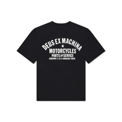 Deus Ex Machina Harajuku Address Tee- Black