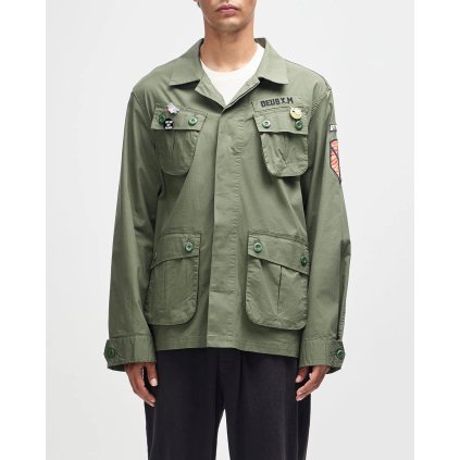 Deus Ex Machina Power Overshirt - Pine Green
