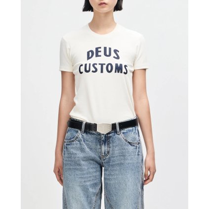 Deus Ex Machina HeLeNe Tee - Dirty White