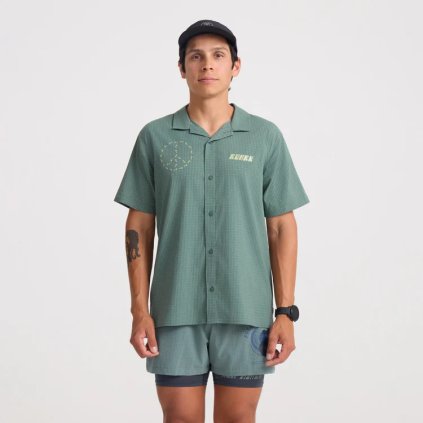 Roark Bless Up Trail Button Up Shirt - Slate Green