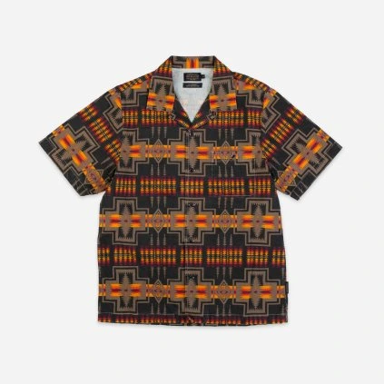 Pendleton Vacation Shirt - Black Harding