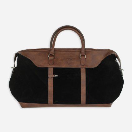 Pendleton Suede Weekend Bag - Black