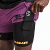 Roark Bommer Shorts 3.5" - Black Sabbath Purple