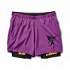 Roark Bommer Shorts 3.5" - Black Sabbath Purple