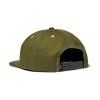 Huf Set Triple Triangle Snapback - Light Olive/White