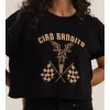 Roark Ciao Bandito Cropped Boxy Premium Tee - Black