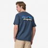 Patagonia Men's P-6 Logo Responsibili-Tee - Utility Blue