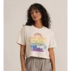 Roark Mountain Cropped Boxy Premium Tee - Moon