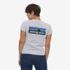 Patagonia W's P-6 Logo Responsibili Tee - White
