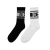 Deus Ex Machina Based Socks - Black/White - 2 Pack