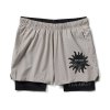 Roark Bommer Shorts 3.5" - Ghost Grey