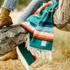 Iron and Resin Del Sol Blanket - Aqua
