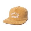 The Quiet Life Middle Of Nowhere Relaxed Cord Snapback Hat - Rust
