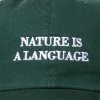 The Quiet Life Nature Is A Language Dad Hat - Forest Green