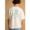 Trendsplant x Antonyo Marest Keychain Oversized Heavy T-Shirt Foam White