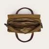 Filson 24 Hour Tin Cloth Briefcase - Dark Tan
