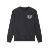 Deus Ex Machina Shield Garment Dyed Crew - Black