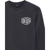Deus Ex Machina Shield Garment Dyed Crew - Black