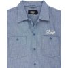 Deus Ex Machina Forecourt Chambray Shirt - Mid Indigo