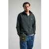 Trendsplant Organic Essential Zip Sweater - Scarab Green