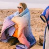 Voited Ripstop Outdoor Camping Blanket - Fuzzy Sunset