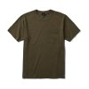 Roark Well Worn Organic Short Sleeve Tee - Military