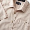 Roark Made To Fade Short Sleeve Button Up Shirt - Washed Bone