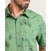 Pendleton Short-Sleeve Shoreline Cotton Shirt - Green Lakeside