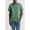 Pendleton Short-Sleeve Shoreline Cotton Shirt - Green Lakeside