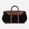 Pendleton Suede Weekend Bag - Black