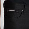 Naked & Famous Denim Weird Guy Black Cobra Stretch Selvedge