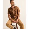 Pendleton Short-Sleeve Laramie Snap-Front Shirt - Brown HorseShoe