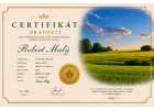 Certifikát Vstup do dimenze