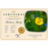Certifikát Touha po Marcelce 1