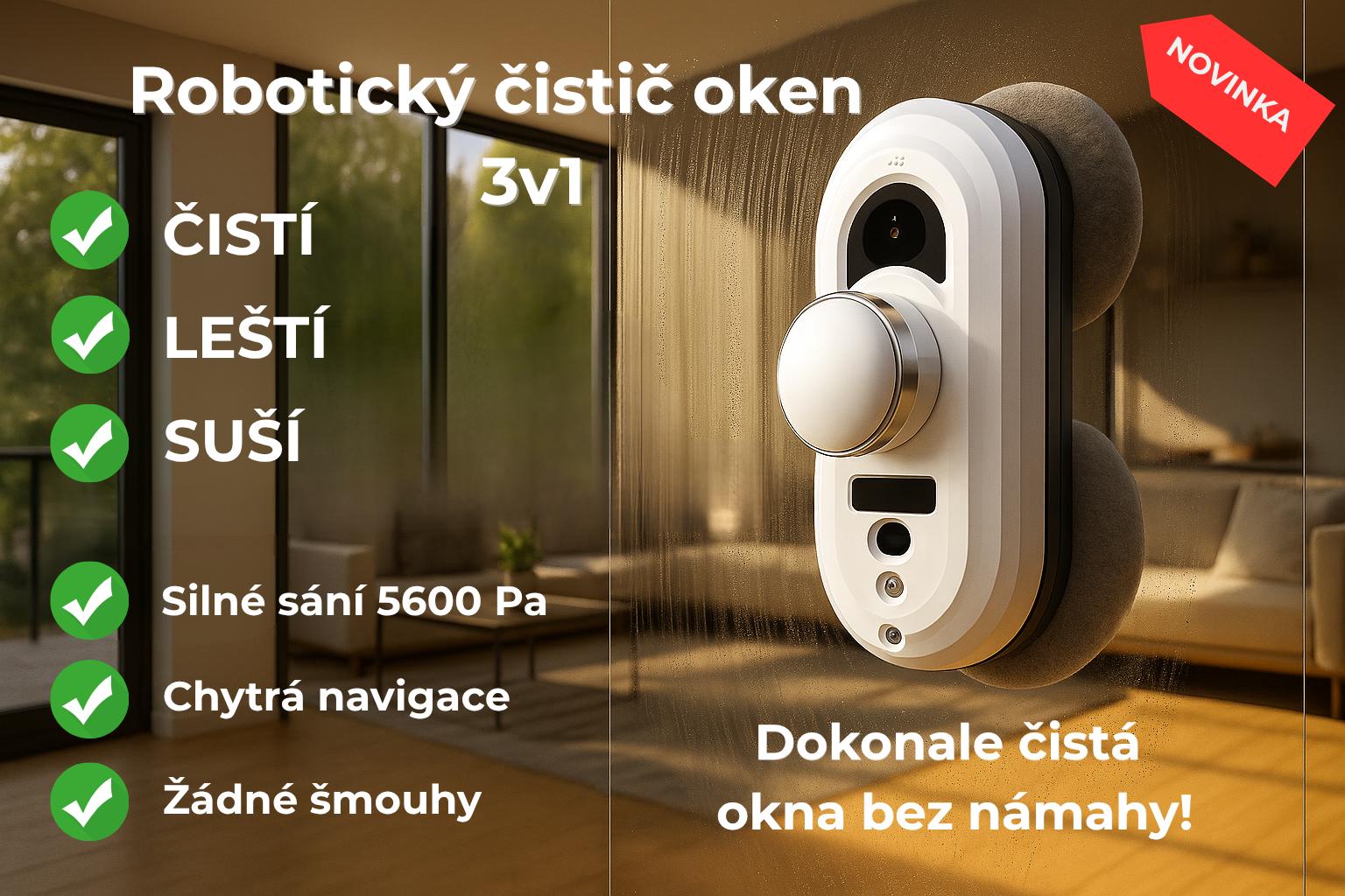Robotický čistič oken 3v1