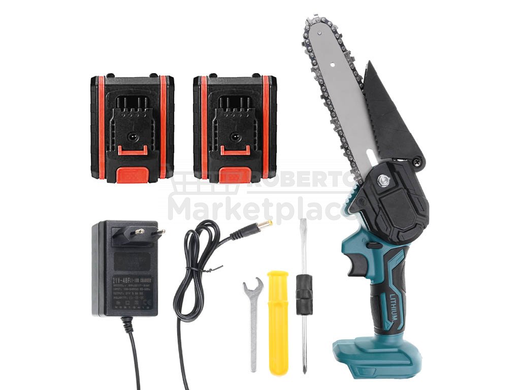 rucni retezova elektricka pila aku 15 cm lista 2x baterie roberto marketplace