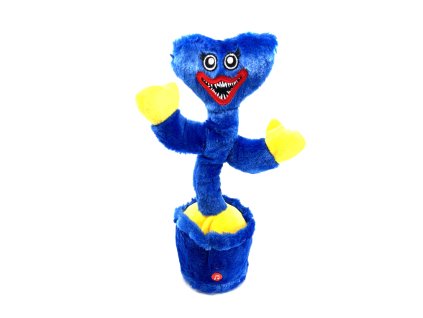 Huggy Wuggy Modrý | tančící - mluvící - hrající - svítící hračka|30 cm|USB