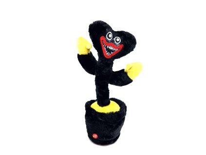 Huggy Wuggy Černý | tančící - mluvící - hrající - svítící hračka|30 cm|USB