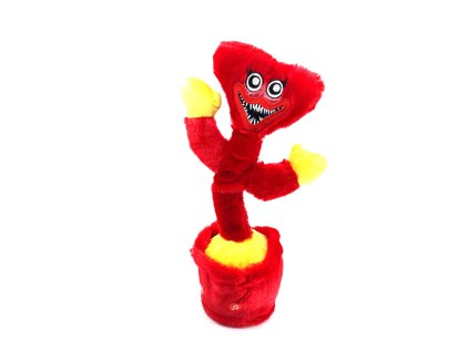 Huggy Wuggy Červený | tančící - mluvící - hrající - svítící hračka|30 cm|USB