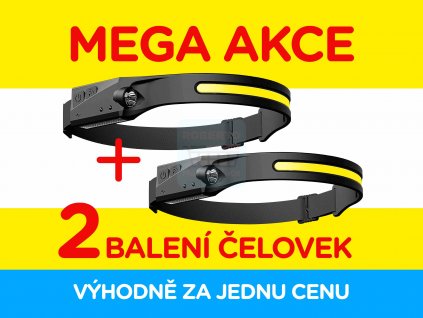 vanocni akce led celovky sada 2baleni cob svitilna dobijeci roberto marketplace f09