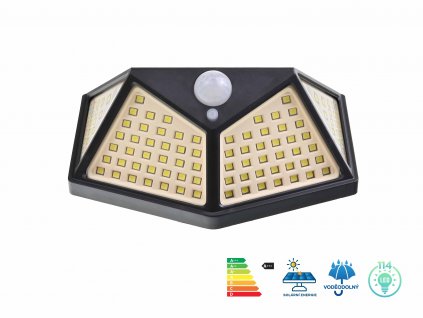 LED svetlo solarni interaktivni svetlo na zed SH 114 SMD LED f1