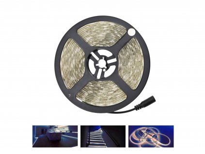 led pasky studena bila 5 metru 230V FOYU f1b