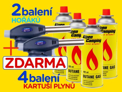plynovy horak2x 4x baleni kartuse sada ZDARMA f5Y